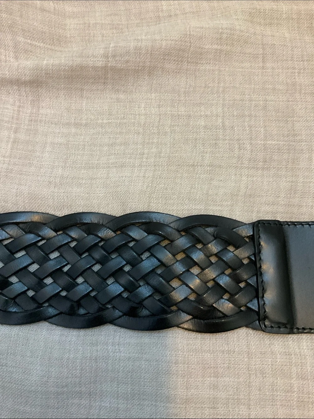 Braided Leather  Belt